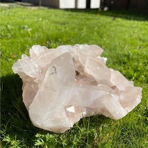 Crystal - Large Raw Pink Himalayan Quartz Cluster✨